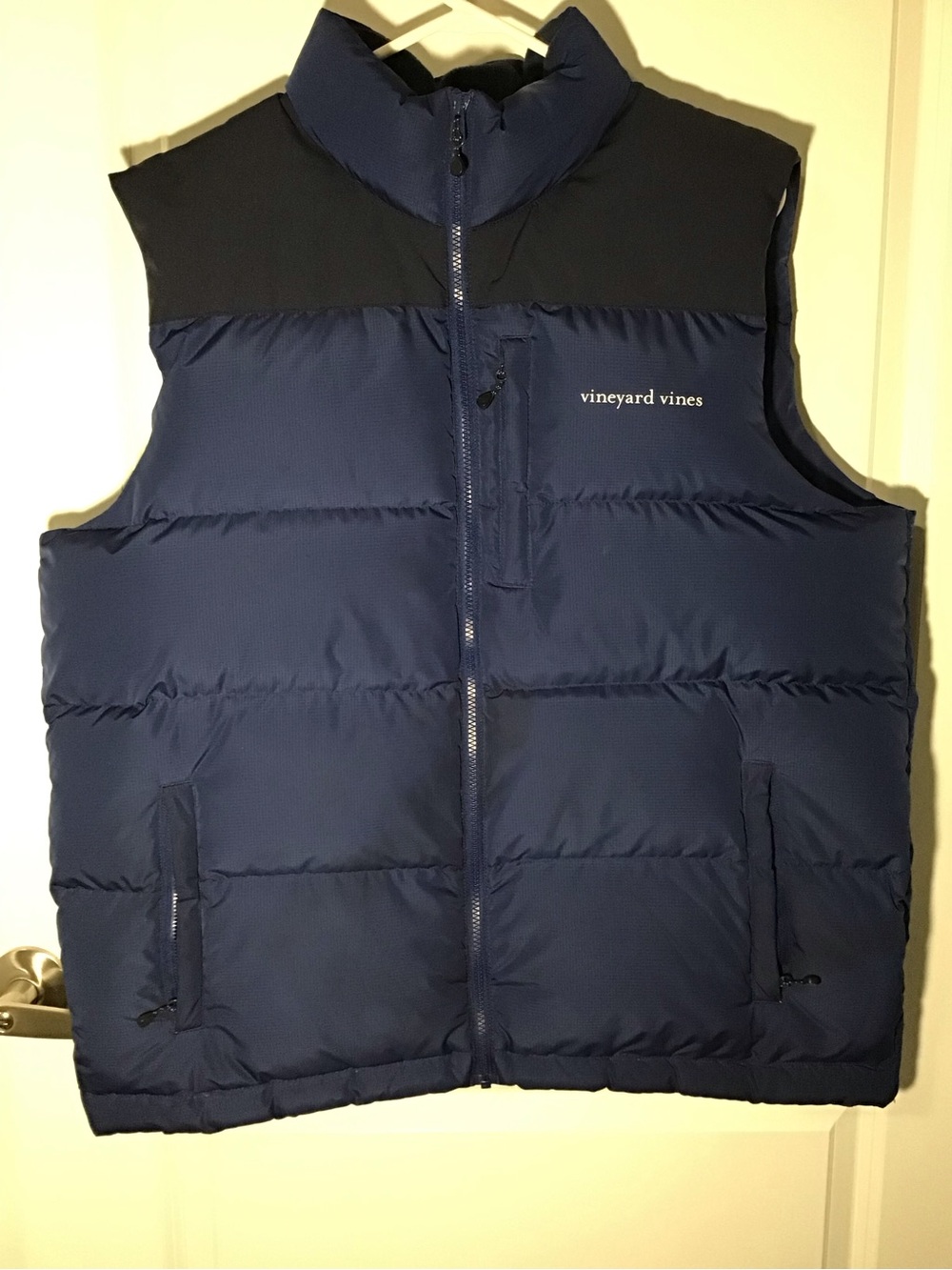 Vineyard Vines Men's Navy Puffer Vest Size L